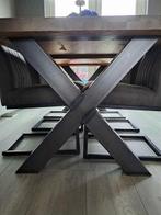 Eet- en Salontafel Haco Rough Serie, Ophalen, Gebruikt, 100 tot 150 cm, Vijf personen of meer