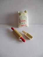 poppenhuis zakje bloem , deegroller en schepje, Verzamelen, Ophalen of Verzenden, Gebruikt, Decoratie