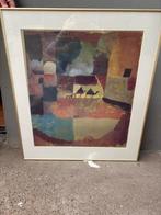 Prachtig schilderij 71cm x 82cm, Antiek en Kunst, Ophalen of Verzenden