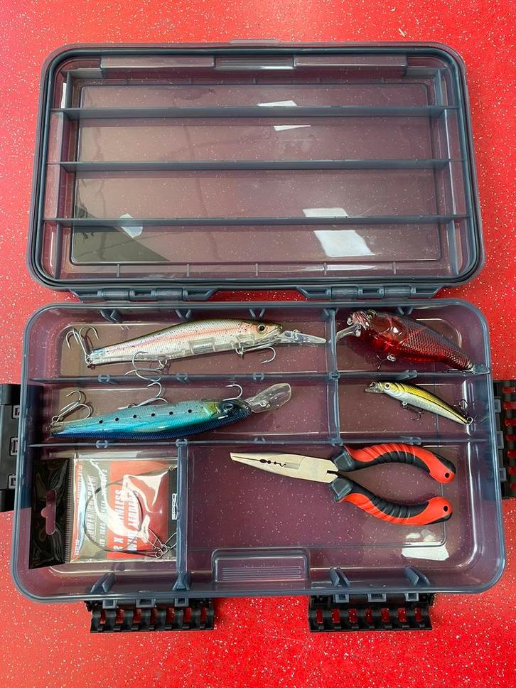 gevulde effzett waterproof lure case, Watersport en Boten, Hengelsport | Algemeen, Nieuw, Koffer of Tas, Ophalen of Verzenden