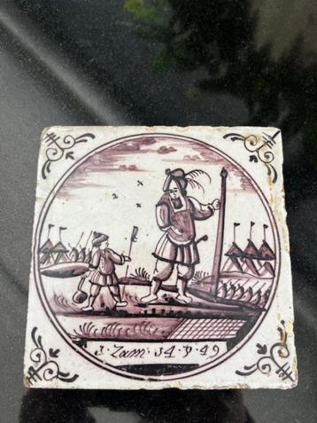 te koop ouderwets tegeltje beschikbaar voor biedingen