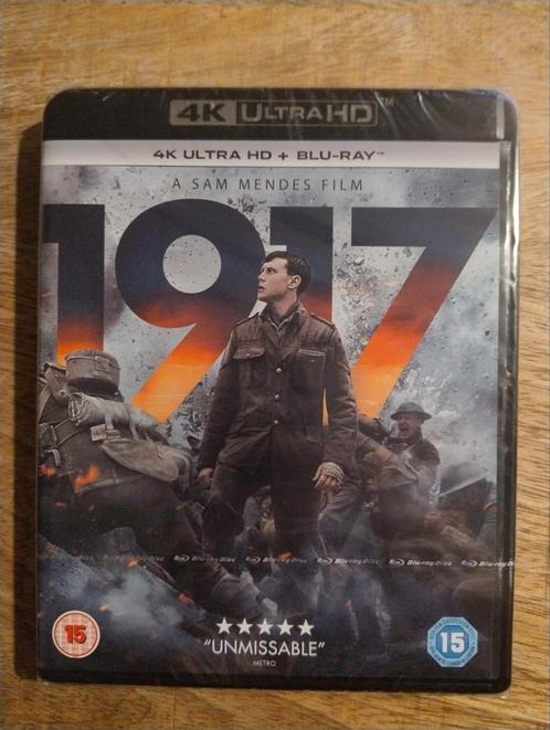 1917 4k Ultra HD blu-ray, Cd's en Dvd's, Blu-ray, Nieuw in verpakking, Actie, Ophalen of Verzenden