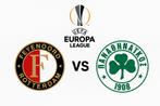 Feyenoord VS Panathinaikos kaart, Tickets en Kaartjes, Sport | Voetbal, Losse kaart, Eén persoon, Oktober, Europa of Champions League
