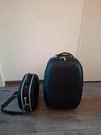 Reiskoffer met beauty case, Ophalen, Zo goed als nieuw, Hard kunststof