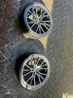 Replica RS6 Velgen 21 inch met Banden, Gebruikt, 285 mm, Banden en Velgen, Personenwagen