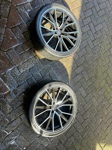 Replica RS6 Velgen 21 inch met Banden beschikbaar voor biedingen