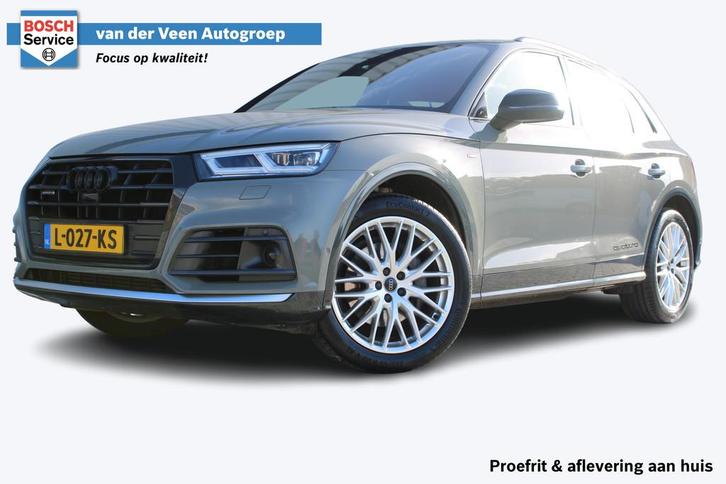 Audi Q5 3.0 TDI V6 quattro Sport S Line Black Edition | Adap, Auto's, Audi, Bedrijf, Te koop, Q5, 360° camera, 4x4, ABS, Achteruitrijcamera