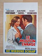 filmaffiche Romy Schneider Le mouton enrage filmposter, Verzamelen, Posters, Rechthoekig Staand, Ophalen of Verzenden, Zo goed als nieuw