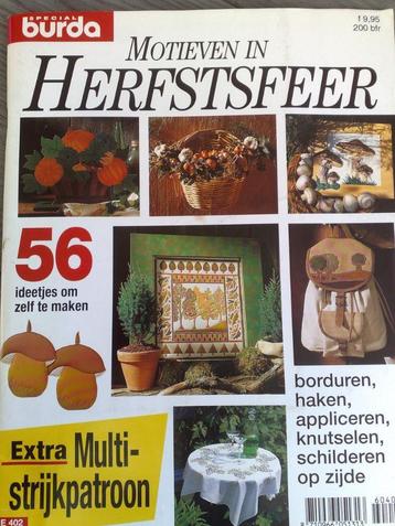Burda special motieven in herfstsfeer , nr. 402 beschikbaar voor biedingen