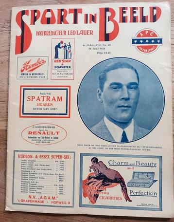 Tijdschrift Sport in Beeld 24 juli 1928 - Olympische Spelen beschikbaar voor biedingen