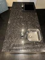 Te koop, eilandkeuken graniet blad, Huis en Inrichting, Ophalen, Gebruikt, 75 cm of meer, 200 cm of meer