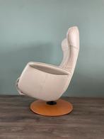 Moderne de toekomst witte leren relax fauteuil / relaxstoel, Ophalen of Verzenden, ., ., .