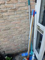 SET VAN SCHOONMAAK leifheit mop schrobber, Huis en Inrichting, Schoonmaakartikelen, Ophalen, Mop of Dweil