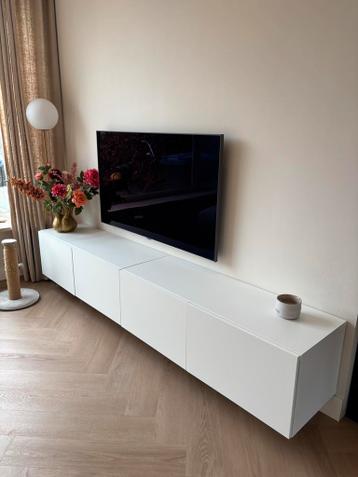 Ikea Besta TV kast - 2 stuks - Wit - afbeelding 1