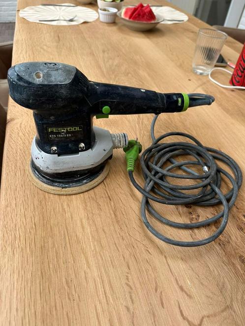 Festool ETS150 / 3EQ schuurmachine, Doe-het-zelf en Verbouw, Gereedschap | Schuurmachines, Zo goed als nieuw, Excentrische schuurmachine