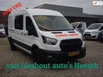 Ford Transit 350L Dubbele Cabine 15 km 12 inch scherm Trend, Voorwielaandrijving, Stof, 1995 cc, Zwart