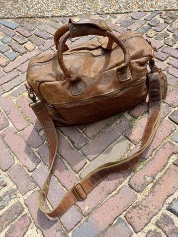 Grote stoere soepele traveler schouder/handtas van Cowboy beschikbaar voor biedingen