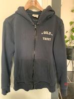 In Gold We Trust vest donker blauw, Kinderen en Baby's, Kinderkleding | Maat 164, Gebruikt, Jongen of Meisje, Trui of Vest, Ophalen of Verzenden