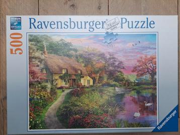ZGAN Ravensburger Puzzel 500 Stukjes - Tuinlandschap beschikbaar voor biedingen
