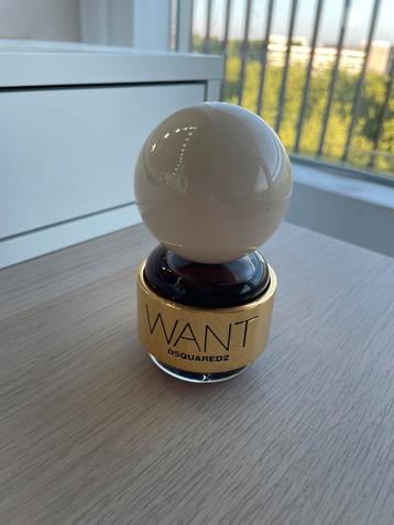 Nieuw DSQUARED2 WANT eau de parfum 50ml beschikbaar voor biedingen