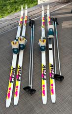 Langlaufski's met stokken en schoenen (maat 38 & 41), Overige merken, 160 tot 180 cm, Ophalen of Verzenden, Ski's