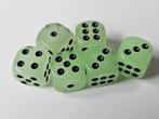 Glow in the Dark Dobbelstenen - Set van 6, Hobby en Vrije tijd, Gezelschapsspellen | Bordspellen, Een of twee spelers, Ophalen of Verzenden