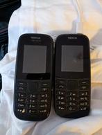 2x Nokia met 1 batterij, Telecommunicatie, Mobiele telefoons | Nokia, Ophalen of Verzenden, Geen camera, Zwart