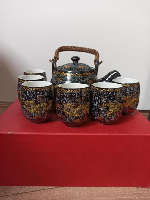 Chinese theepot set, Huis en Inrichting, Keuken | Servies, Zo goed als nieuw, Overige typen, Overige stijlen, Overige materialen