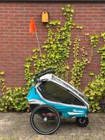 Fietskar Qeridoo Kidgoo 1 Sport + babyzitje, Fietsen en Brommers, Fietsaccessoires | Aanhangers en Karren, Ophalen, Gebruikt, 20 tot 40 kg