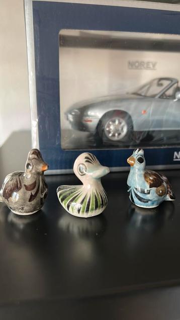 Vintage kleine letterbak Tonala Mexico vogeltjes eendje beschikbaar voor biedingen