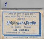 A1 luciferdoosje schlegel stube solingen, Ophalen of Verzenden, Zo goed als nieuw, Luciferdoosjes of -merken