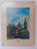 Aachener Dom Aquarel Giesela Stoss, Antiek en Kunst, Kunst | Litho's en Zeefdrukken, Ophalen of Verzenden