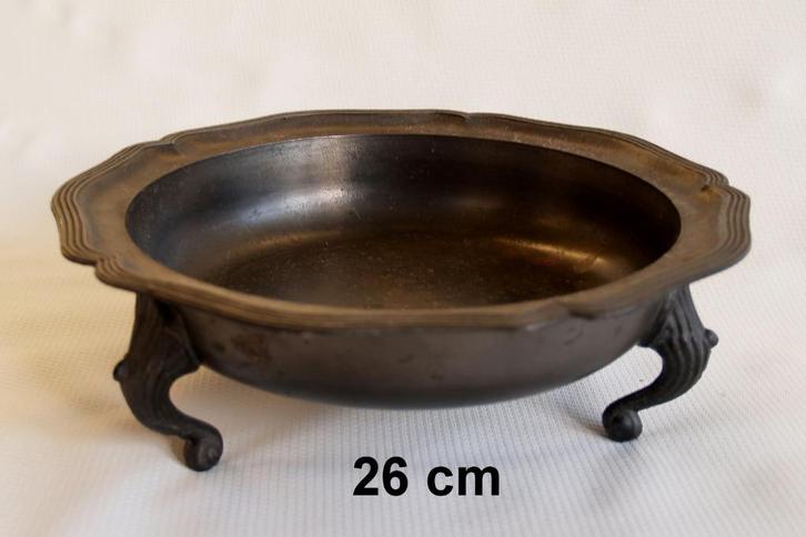 Tin Diverse bekers en hele mooie schaal, Antiek en Kunst, Antiek | Tin, Ophalen of Verzenden