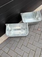 Paardenvoerbak groot, gegalvaniseerd, Verzenden, Zo goed als nieuw