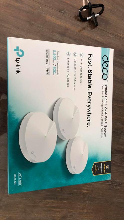 TP-Link Deco M5(3-pack), Computers en Software, WiFi-versterkers, Zo goed als nieuw, Ophalen