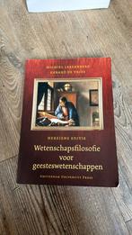 Wetenschapsfilosofie voor geesteswetenschappen, Ophalen of Verzenden, Gerard H. de Vries; Michiel Leezenberg, Zo goed als nieuw