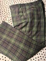 Hiltl pantalon heren broek wol ruit klassiek maat 27, Ophalen of Verzenden, Zo goed als nieuw, Overige maten, Groen