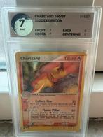 Charizard 100/97 EX Dragon (Slab Grade 7) - Unieke Kans!, Hobby en Vrije tijd, Verzamelkaartspellen | Pokémon, Ophalen of Verzenden