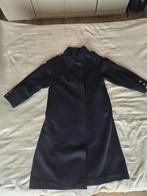 Hucke dames wollen mantel mt 44, Kleding | Dames, Jassen | Winter, Ophalen, Blauw, Maat 42/44 (L), Zo goed als nieuw