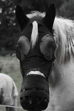 Vliegenmasker HKM Elastic Zwart Extra Full XL, Verzenden, Zo goed als nieuw, Overige soorten