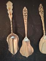 Vintage verzilverde Suikerlepeltjes - Set van 4, Ophalen of Verzenden