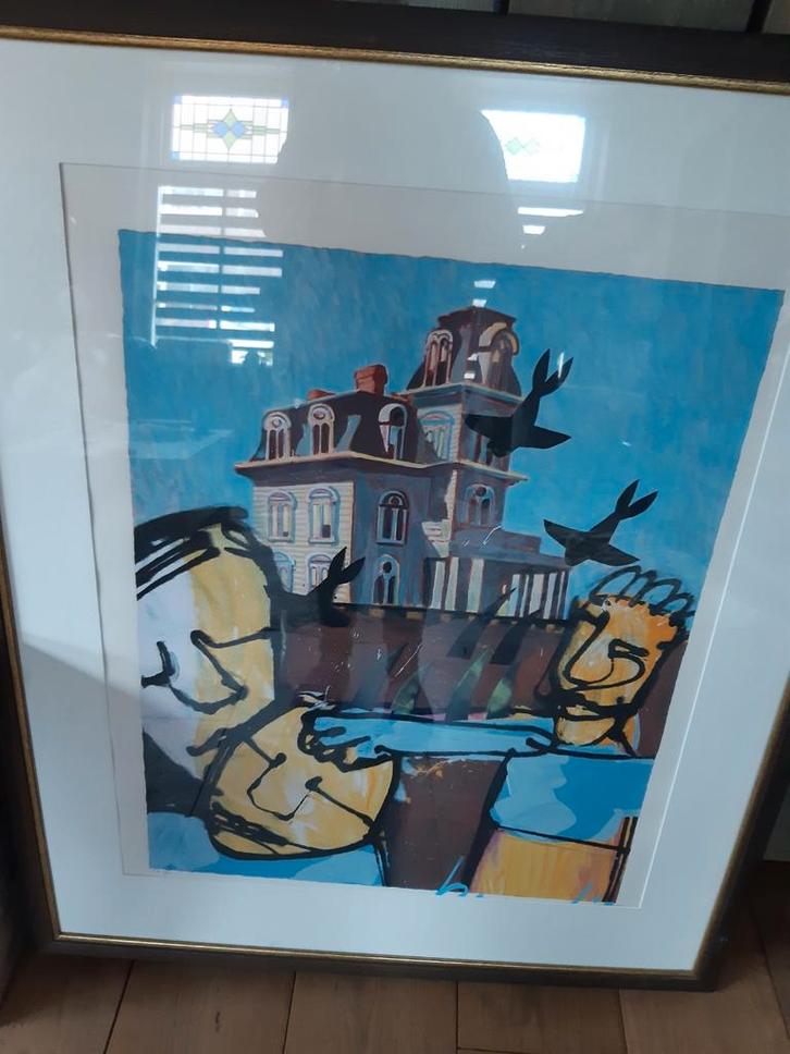 Herman Brood Zeefdruk, Antiek en Kunst, Kunst | Litho's en Zeefdrukken, Ophalen