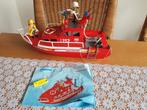 playmobil 3128 brandweer boot, Kinderen en Baby's, Speelgoed | Playmobil, Ophalen of Verzenden, Gebruikt