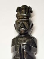 2 oude Pre-Columbiaanse Beeldjes in Gouden Obsidiaan, Ophalen of Verzenden