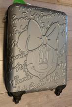 Nieuwe minnie mouse koffer zilver cabine trolley, Ophalen of Verzenden, Nieuw, Hard kunststof, Uitschuifbare handgreep