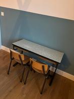 Frans vintage Kinderbureau met 2 Stoeltjes, Huis en Inrichting, Bureaus, Ophalen, Gebruikt, Bureau