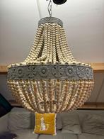 Kralen hanglamp, Huis en Inrichting, Lampen | Kroonluchters, Metaal, Ophalen of Verzenden, Zo goed als nieuw
