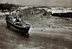 BERGEN a ZEE. S.S " Katingo "gestrand voor hotel Nassau-Berg, Ophalen of Verzenden, 1940 tot 1960, Gelopen, Noord-Holland