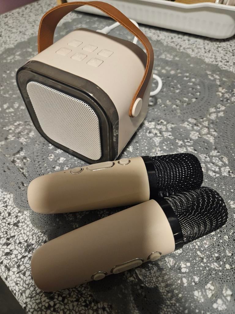 Complete Karaoke Set met Speaker en Microfoons, Ophalen of Verzenden, Nieuw, Complete set