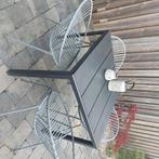 Tuintafel, 90 x 90 cm, zwart, Ophalen, Zo goed als nieuw, Rechthoekig, Aluminium